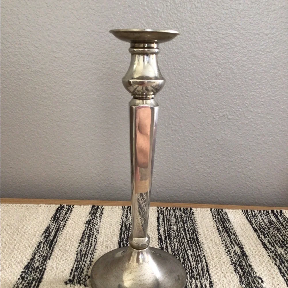 (2) Pottery Barn candle holders